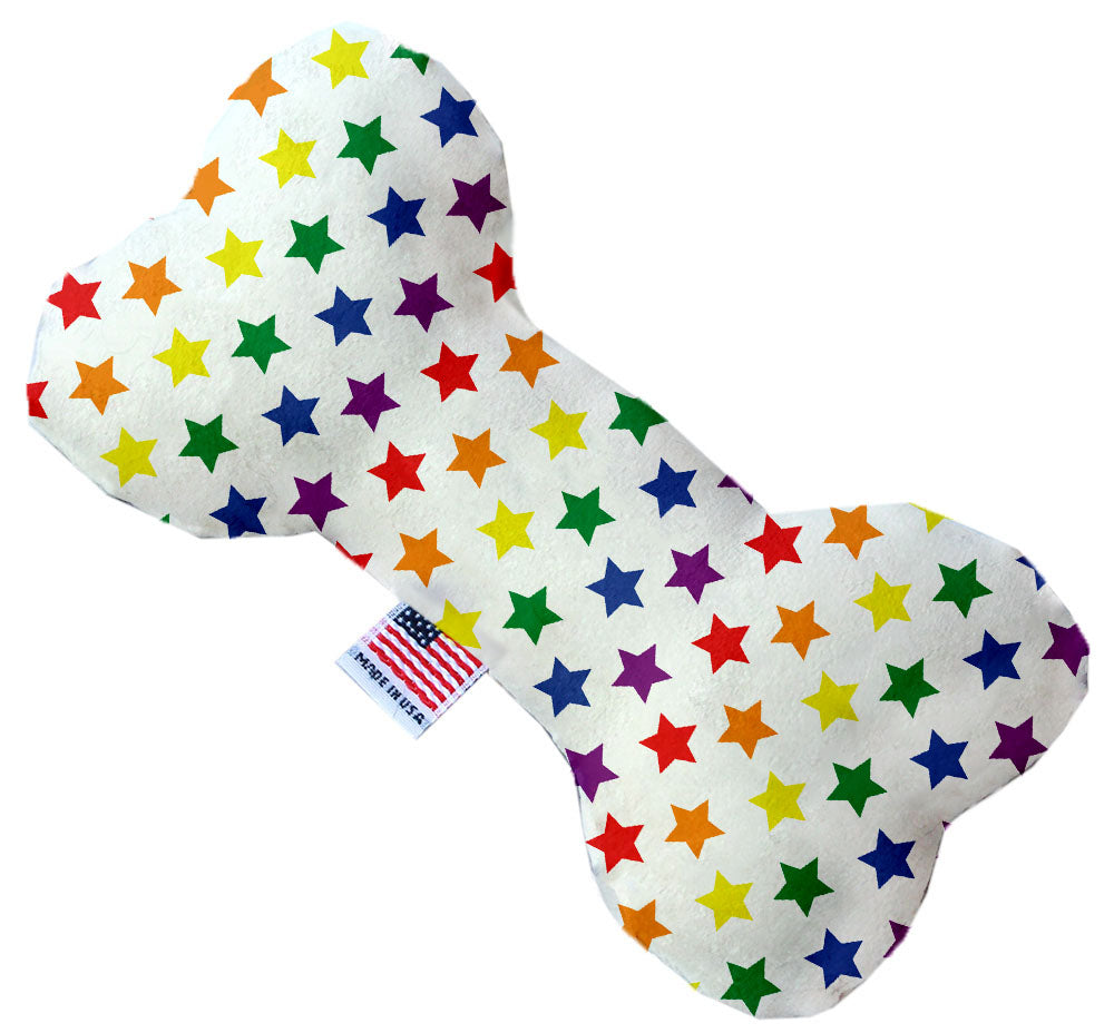 Rainbow Stars 8 Inch Bone Dog Toy Default Title