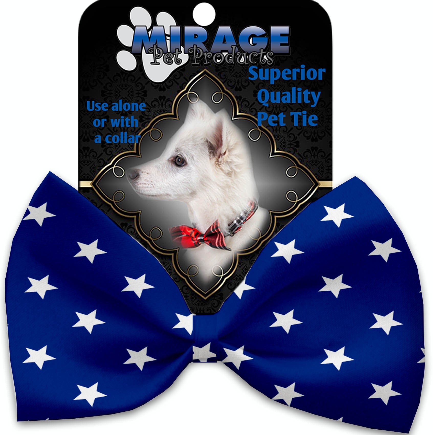 Blue Stars Pet Bow Tie GreatEagleInc