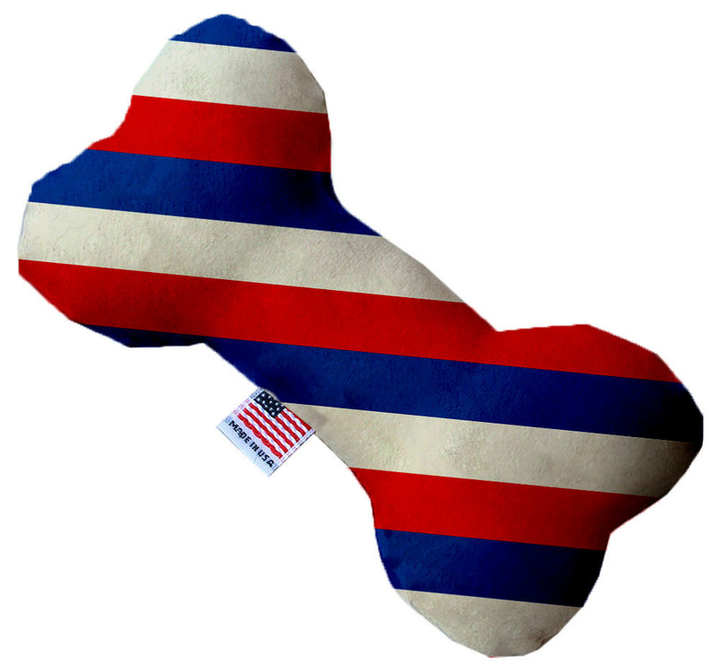 Patriotic Stripes 10 Inch Bone Dog Toy GreatEagleInc