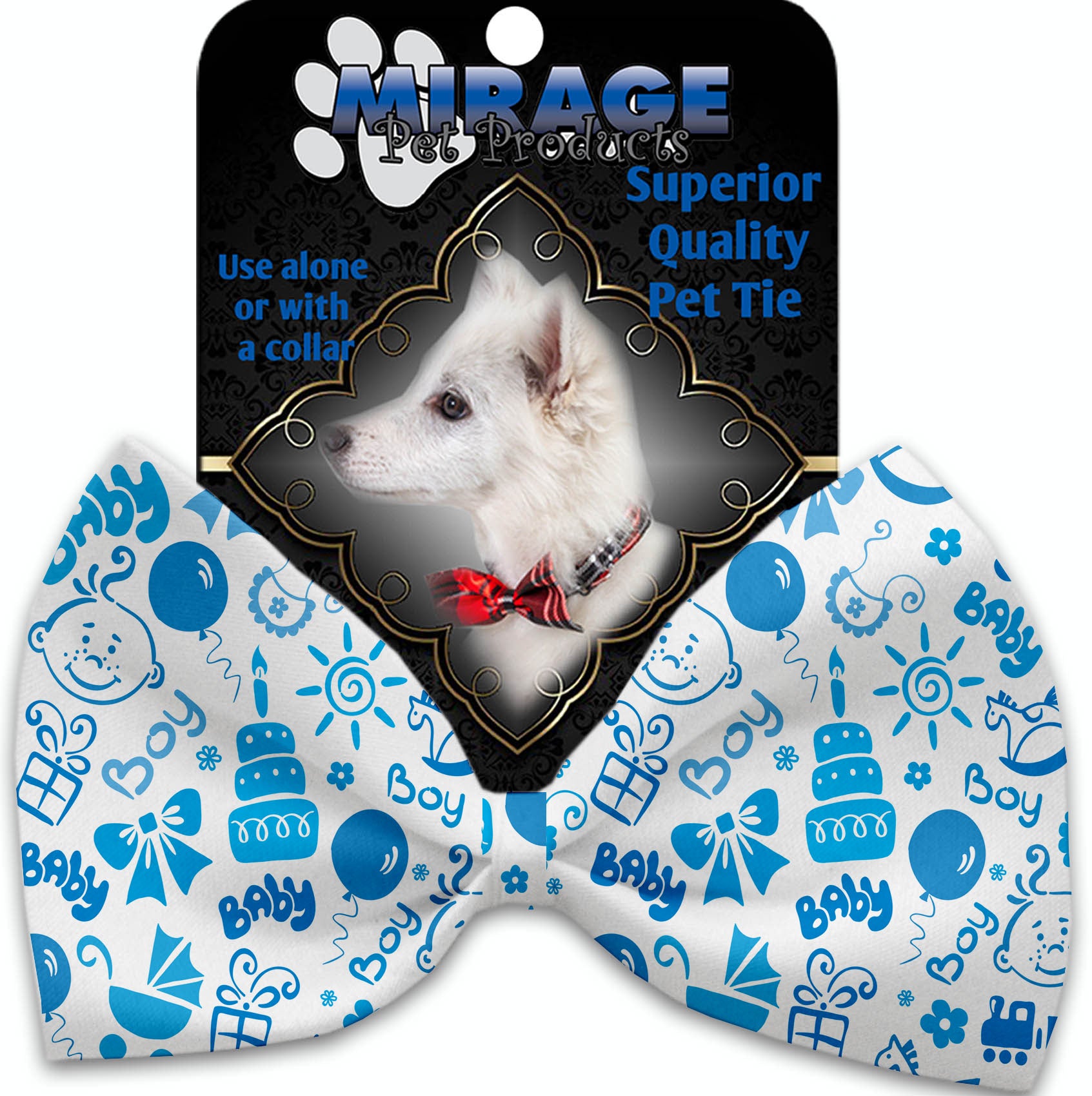 Baby Boy Pet Bow Tie Collar Accessory With Velcro GreatEagleInc