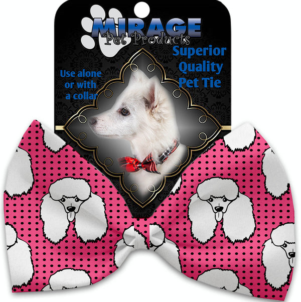 Pretty Poodles Pet Bow Tie Collar Accessory With Velcro GreatEagleInc