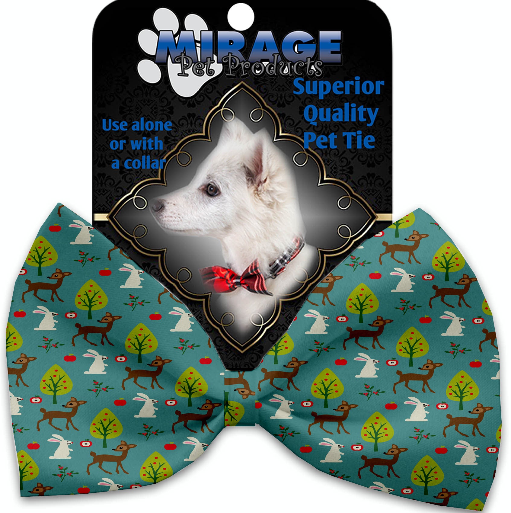 Dearest Deer Pet Bow Tie Collar Accessory With Velcro GreatEagleInc