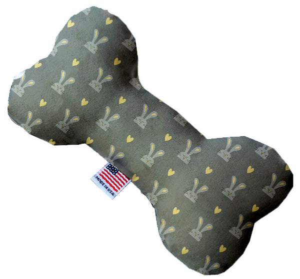 Gray Bunnies 10 Inch Bone Dog Toy GreatEagleInc