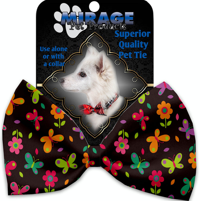 Butterflies In Brown Pet Bow Tie GreatEagleInc