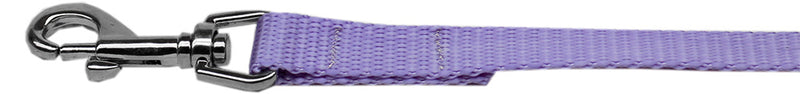 Schlichte Haustierleine aus Nylon, 3/8 Zoll x 4 Fuß, Lavendel
