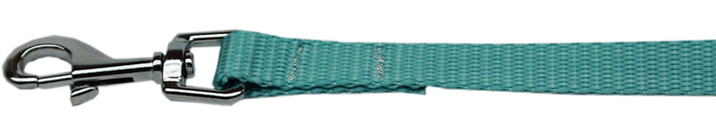 Einfache Nylon-Haustierleine, 3/8 Zoll x 4 Fuß, Ozeanblau