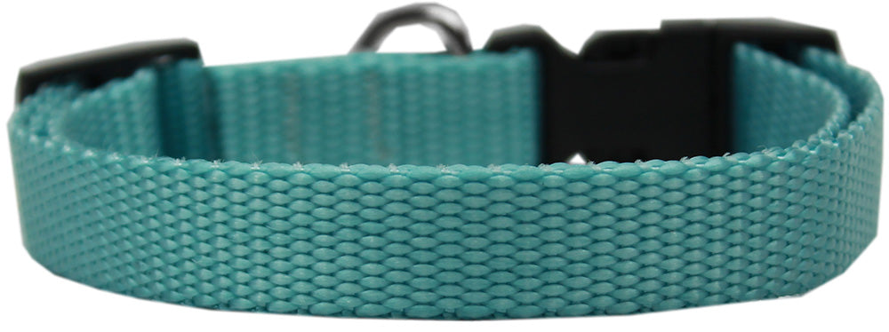 Plain Nylon Cat Safety Collar Ocean Blue Default Title