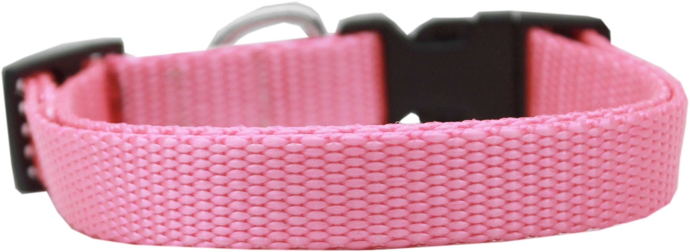Plain Nylon Cat Safety Collar Pink Default Title