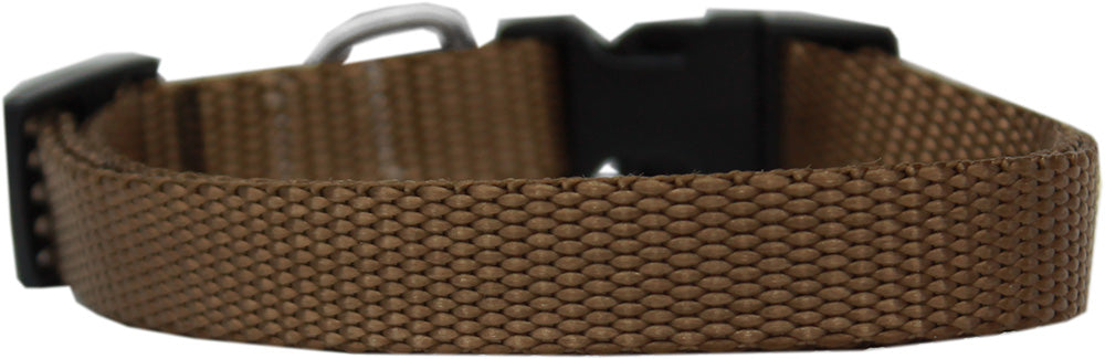 Plain Nylon Dog Collar Xs Tan Default Title