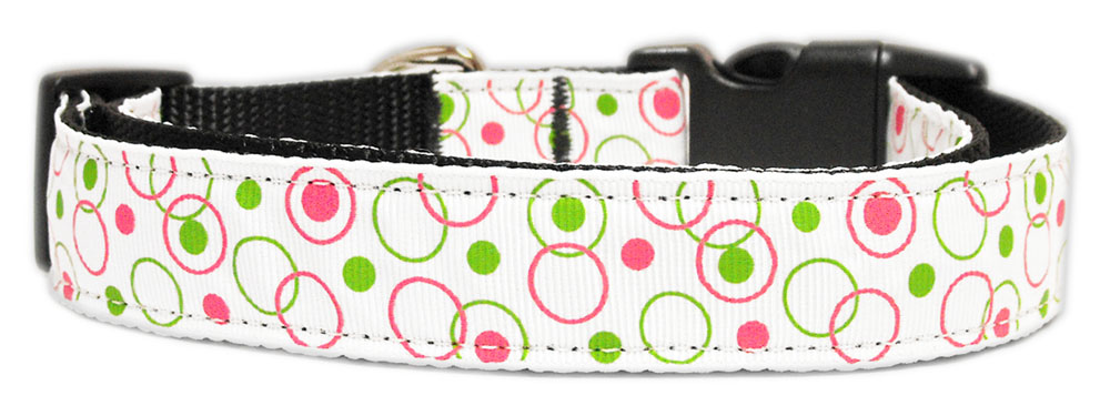 Retro Nylon Ribbon Collar White Medium Default Title