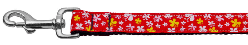 Butterfly Nylon Ribbon Collar Red 1 Wide 6ft Lsh GreatEagleInc
