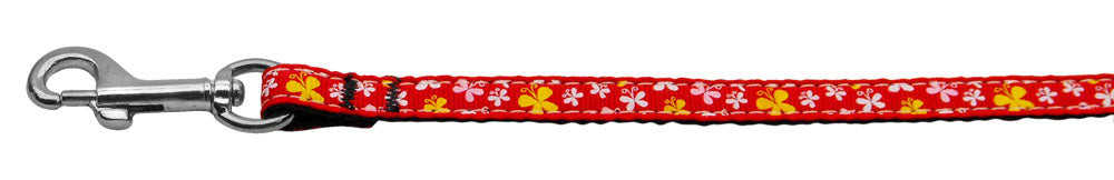 Butterfly Nylon Ribbon Collar Red 3/8 Wide 6ft Lsh Default Title