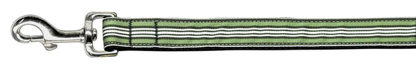 Preppy Stripes Nylon Ribbon Collars Green-white 1 Wide 6ft Lsh GreatEagleInc
