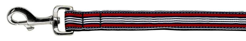 Preppy Stripes Nylon Ribbon Collars Red-white 1 Wide 6ft Lsh GreatEagleInc