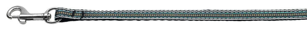 Preppy Stripes Nylon Ribbon Collars Light Blue-khaki 3-8 Wide 4ft Lsh GreatEagleInc