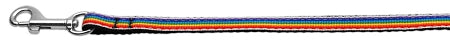 Rainbow Striped Nylon Collars Rainbow Stripes 3-8 Wide 4ft Lsh GreatEagleInc
