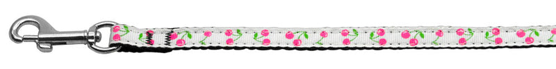 Cherries Nylon Collar White 3-8 Wide 4ft Lsh GreatEagleInc