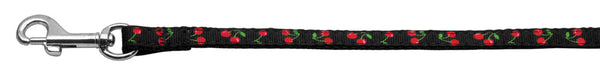 Cherries Nylon Collar Black 3-8 Wide 6ft Lsh GreatEagleInc