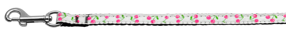 Cherries Nylon Collar White 3-8 Wide 6ft Lsh GreatEagleInc