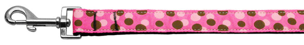 Confetti Dots Nylon Collar Bright Pink 1 Wide 4ft Lsh GreatEagleInc