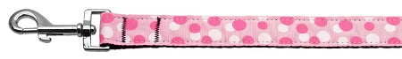 Confetti Dots Nylon Collar Light Pink 1 Wide 4ft Lsh GreatEagleInc