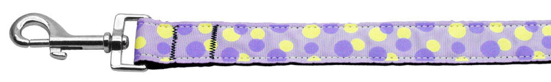 Confetti Dots Nylon Collar Lavender 1 Wide 4ft Lsh GreatEagleInc