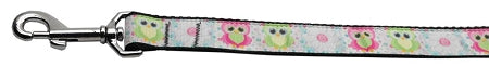 Sweet As Sugar Owls Nylon Dog Leash 5-8 Inch Wide 4ft Long GreatEagleInc