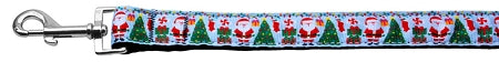 Aqua Santa Nylon Ribbon Pet Leash 1 Wide 4ft Default Title