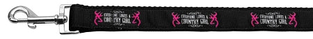 Country Girl Nylon Ribbon Pet Leash 1 Wide 6ft GreatEagleInc