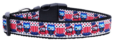 Proud Owls Nylon Dog Collar Xs GreatEagleInc