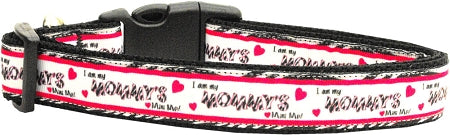 Mommy's Mini Me Nylon Dog Collar Medium Narrow GreatEagleInc