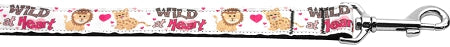 Wild At Heart 1 Inch Wide 4ft Long Leash GreatEagleInc