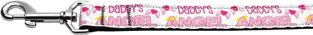 Daddy's Angel Nylon Dog Leash 3-8 Inch Wide 4ft Long GreatEagleInc