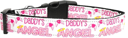 Daddy's Angel Nylon Dog Collar Sm Default Title