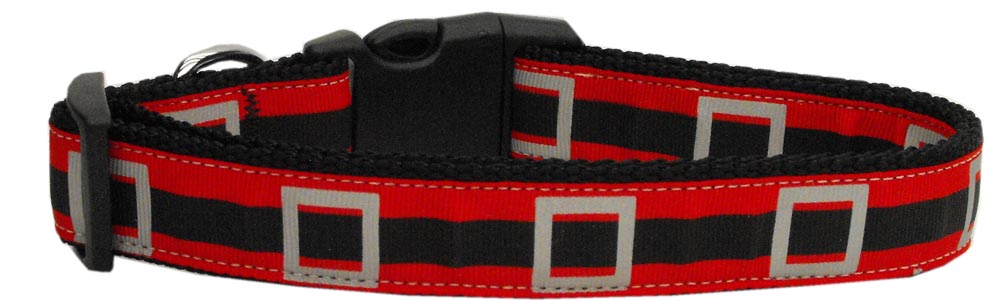 Santa's Belt Nylon Dog Collar Medium Narrow GreatEagleInc