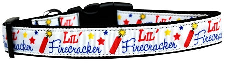 Little Firecracker Nylon Cat Collar Default Title