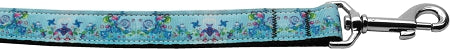 Dreamy Blue Nylon Dog Leash 3-8 Inch Wide 4ft Long GreatEagleInc