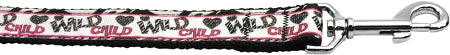Wild Child Nylon Dog Leash 3-8 Inch Wide 4ft Long GreatEagleInc