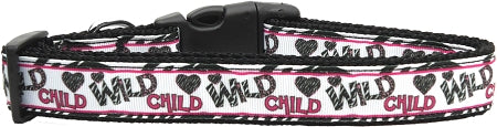 Wild Child Nylon Dog Collar Medium Narrow GreatEagleInc