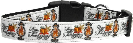 Happy Thanksgiving Nylon Dog Collar Xs GreatEagleInc