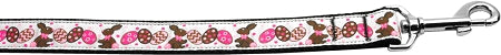 Chocolate Bunnies Nylon Dog Leash 3-8 Inch Wide 4ft Long GreatEagleInc