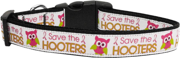 Save The Hooters Nylon Dog Collar Xl GreatEagleInc