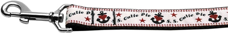 Ss Cutie Nylon Dog Leash 3-8 Inch Wide 4ft Long GreatEagleInc