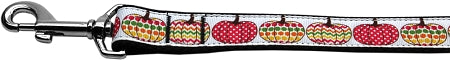 Pretty Pumpkins Nylon Dog Leash 3-8 Inch Wide 4ft Long GreatEagleInc