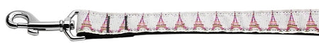 Eiffel Tower Nylon Dog Leash 3-8 Inch Wide 4ft Long GreatEagleInc