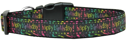 Happy Birthday Nylon Cat Collar Default Title