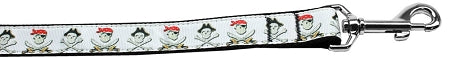 Jolly Roger Nylon Dog Leash 3-8 Inch Wide 6ft Long GreatEagleInc