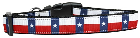 Texas Flag Nylon Dog Collar Medium GreatEagleInc