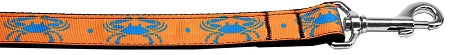 Blue Crabs Nylon Dog Leash 3-8 Inch Wide 4ft Long GreatEagleInc