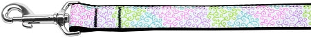 Summer Swirls Nylon Dog Leash 5-8 Inch Wide 4ft Long GreatEagleInc